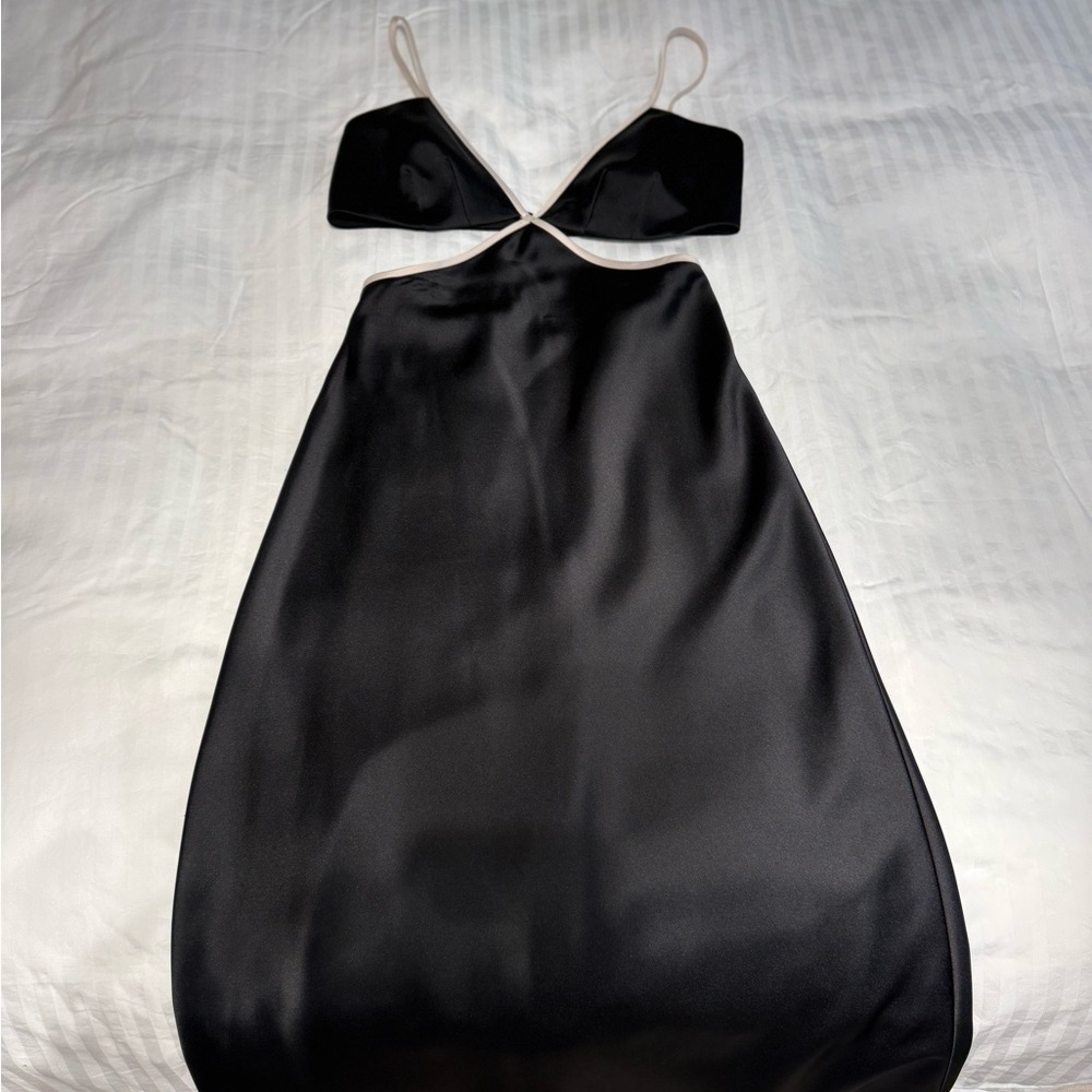 Gianni Bini Black and Cream Dress